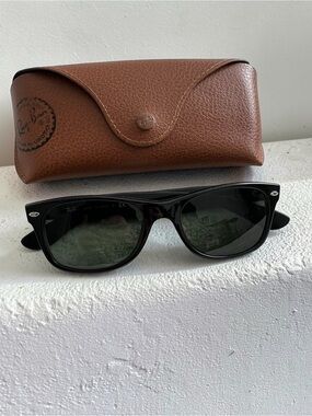 Ray-Ban RB2132 New Wayfarer Prescription Sunglasses Black 52mm